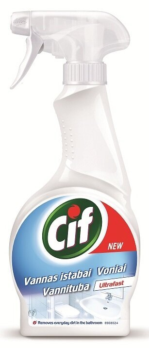 CIF Ultrafast, suhke kylpyammeen puhdistukseen 500 ml hinta ja tiedot | Puhdistusaineet | hobbyhall.fi