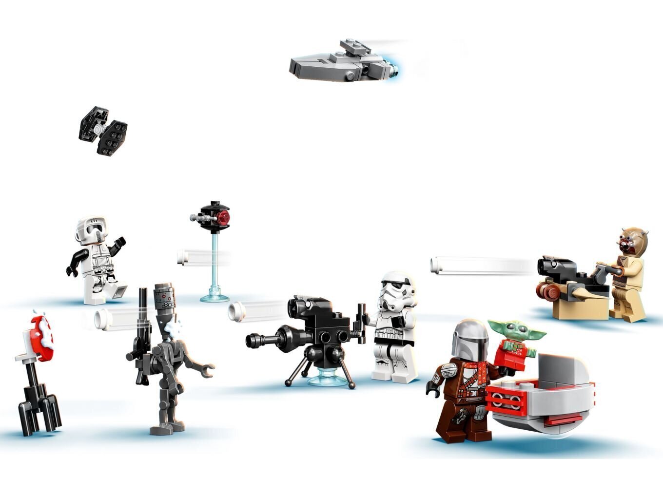 75307 LEGO® Star Wars Joulukalenteri hinta ja tiedot | Poikien lelut | hobbyhall.fi