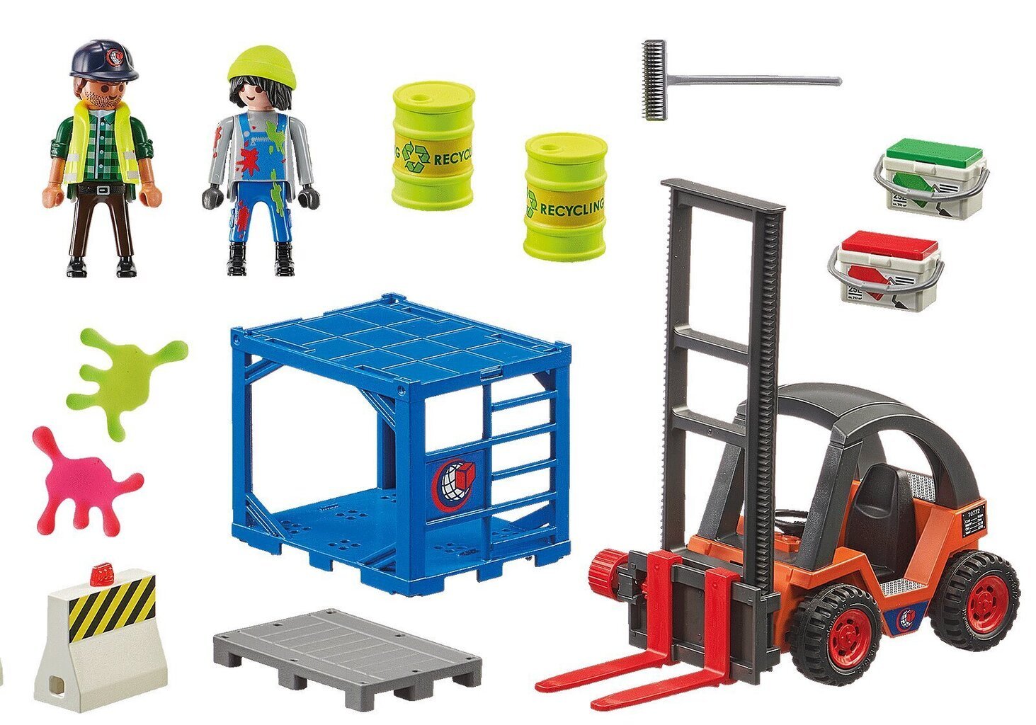 70772 PLAYMOBIL® City Action, kuormatrukki hinta ja tiedot | LEGOT ja rakennuslelut | hobbyhall.fi