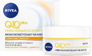 Ryppyjä ehkäisevä päiväkasvovoide Nivea Q10 Energy SPF 15, 50 ml hinta ja tiedot | Kasvovoiteet | hobbyhall.fi