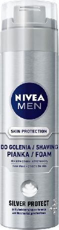 Parranajovaahto Nivea Men Silver Protect, 200 ml hinta ja tiedot | Parranajo ja karvanpoisto | hobbyhall.fi