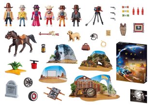 70576 PLAYMOBIL® Takaisin tulevaisuuteen III Joulukalenteri hinta ja tiedot | LEGOT ja rakennuslelut | hobbyhall.fi