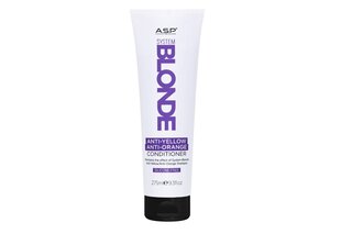 ASP System Blonde Anti-Yellow/Anti-Orange neutraloiva balsami oranssin ja keltaisen sävyille, 275ml hinta ja tiedot | ASP Hajuvedet ja kosmetiikka | hobbyhall.fi