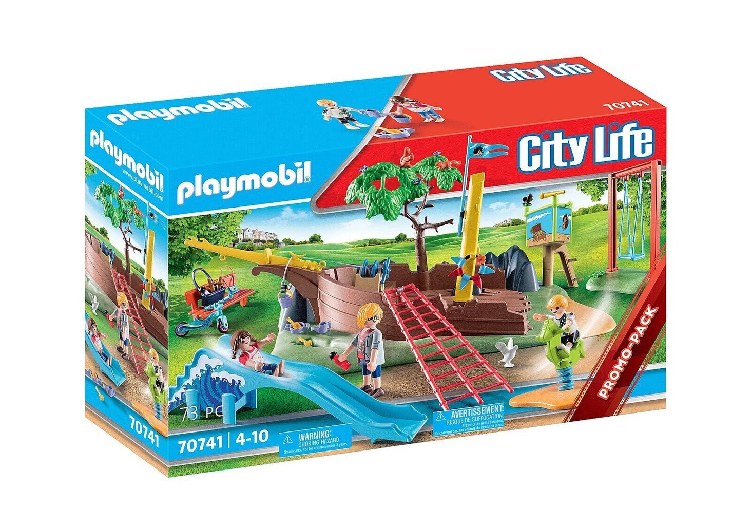 70741 PLAYMOBIL® City Life Haaksirikon leikkikenttä hinta ja tiedot | LEGOT ja rakennuslelut | hobbyhall.fi