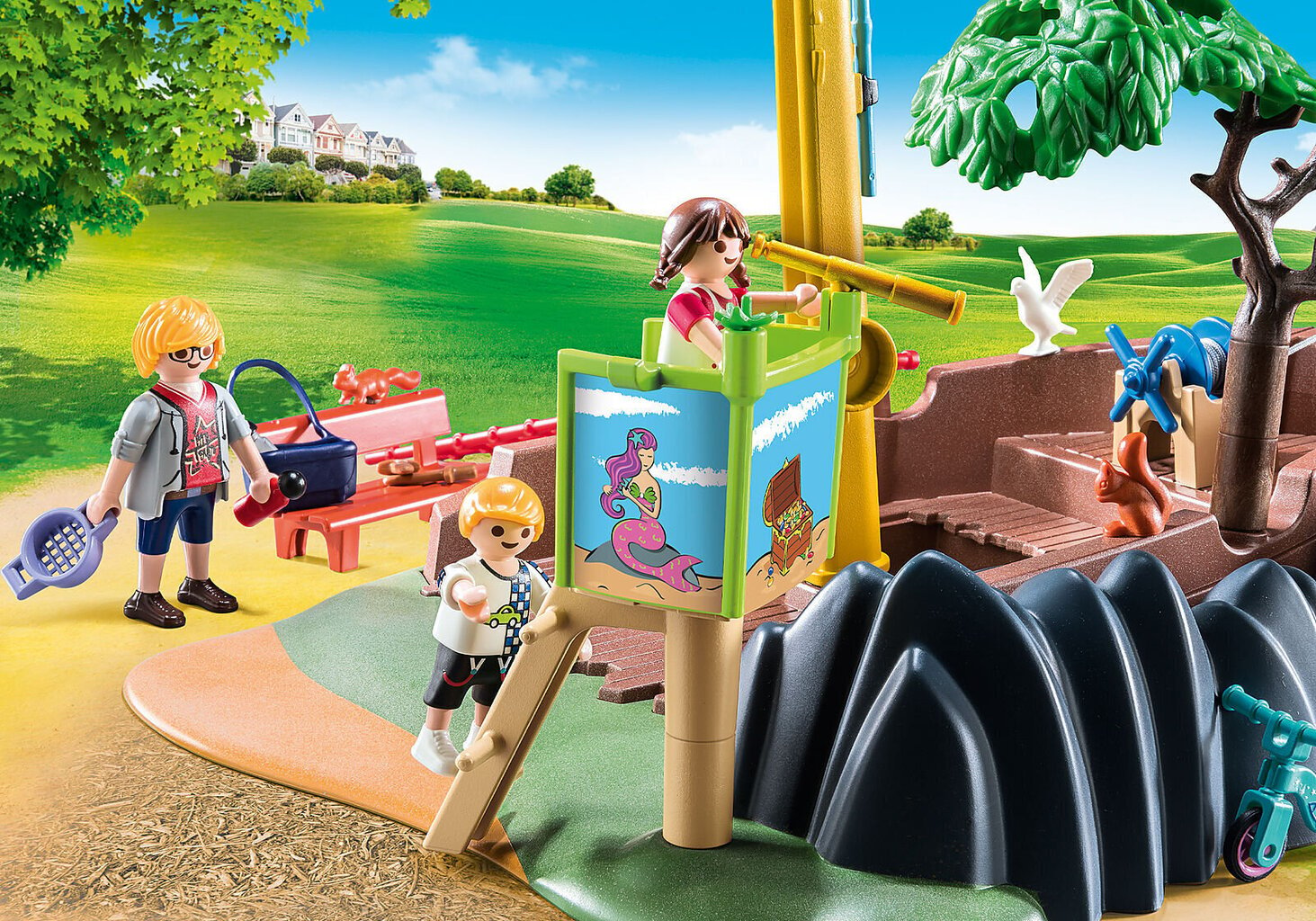 70741 PLAYMOBIL® City Life Haaksirikon leikkikenttä hinta ja tiedot | LEGOT ja rakennuslelut | hobbyhall.fi