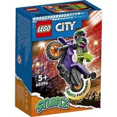 60296 LEGO® City Stunts temppu-moottoripyörä hinta ja tiedot | LEGOT ja rakennuslelut | hobbyhall.fi