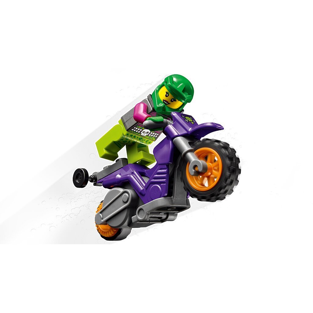 60296 LEGO® City Stunts temppu-moottoripyörä hinta ja tiedot | LEGOT ja rakennuslelut | hobbyhall.fi