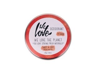 Luonnollinen voidedeodorantti "Sweet & Soft" We love the Planet 48 g hinta ja tiedot | We love the planet Hajuvedet ja kosmetiikka | hobbyhall.fi