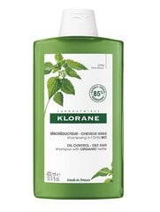 Shampoo rasvoittuville hiuksille Klorane Oil Control, 400 ml hinta ja tiedot | Shampoot | hobbyhall.fi