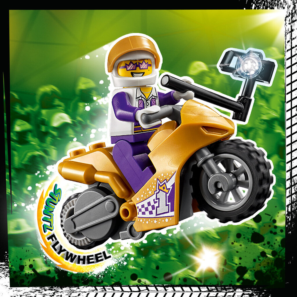 60309 LEGO® City Stunt Selfiestunttipyörä hinta ja tiedot | LEGOT ja rakennuslelut | hobbyhall.fi