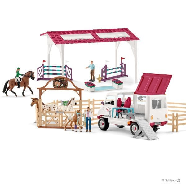 SCHLEICH HORSE CLUB Suuri turnaussetti hinta ja tiedot | LEGOT ja rakennuslelut | hobbyhall.fi