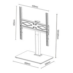 TV-teline Alus TM Electron 30 Kg 32"-50" hinta ja tiedot | TV-seinätelineet | hobbyhall.fi