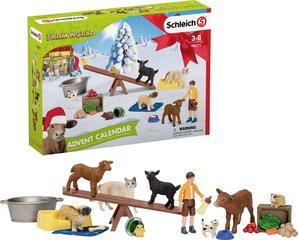 Joulukalenteri Maatila Schleich hinta ja tiedot | Poikien lelut | hobbyhall.fi