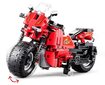Kauko-ohjattu moottoripyörä - palikkasetti, 484 osaa, punainen hinta ja tiedot | LEGOT ja rakennuslelut | hobbyhall.fi