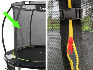 Net for Sport Max -turvaverkko 6 jalan trampoliinille, 183cm, vihreä hinta ja tiedot | Trampoliinit | hobbyhall.fi