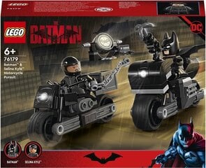 76179 LEGO® Super Heroes Batman ja Selina Kyle Moottoripyörä hinta ja tiedot | LEGOT ja rakennuslelut | hobbyhall.fi