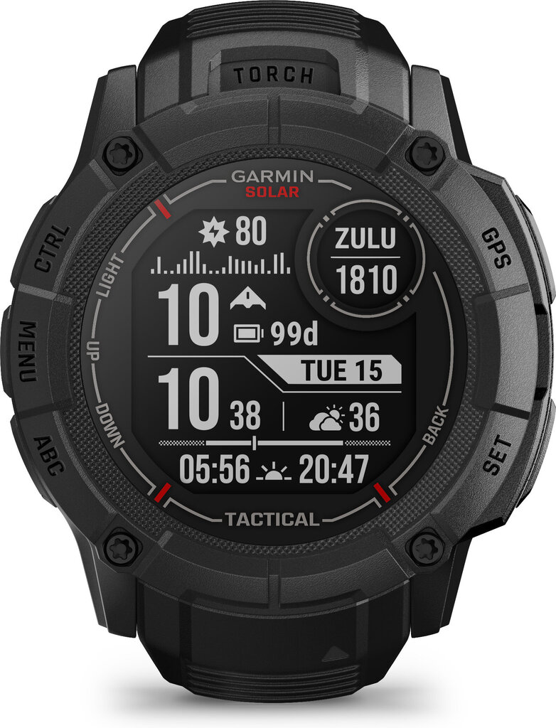 Garmin Instinct 2X Solar tactical edition, 010-02805-03 hinta ja tiedot | Älykellot | hobbyhall.fi