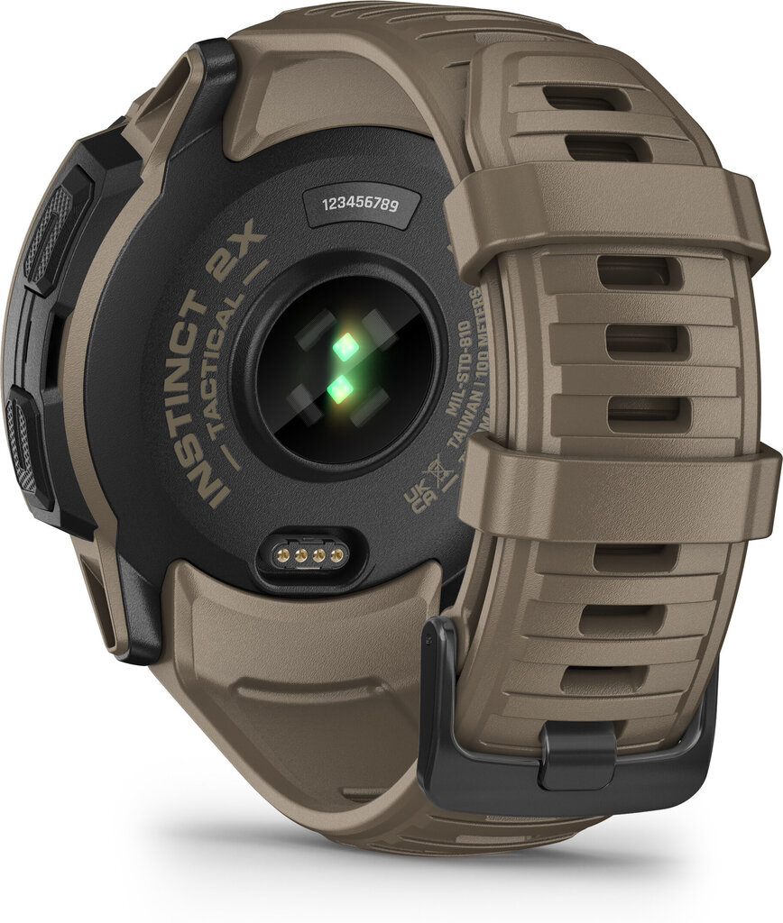 Garmin Instinct 2X Solar tactical edition, coyote tan 010-02805-02 hinta ja tiedot | Älykellot | hobbyhall.fi