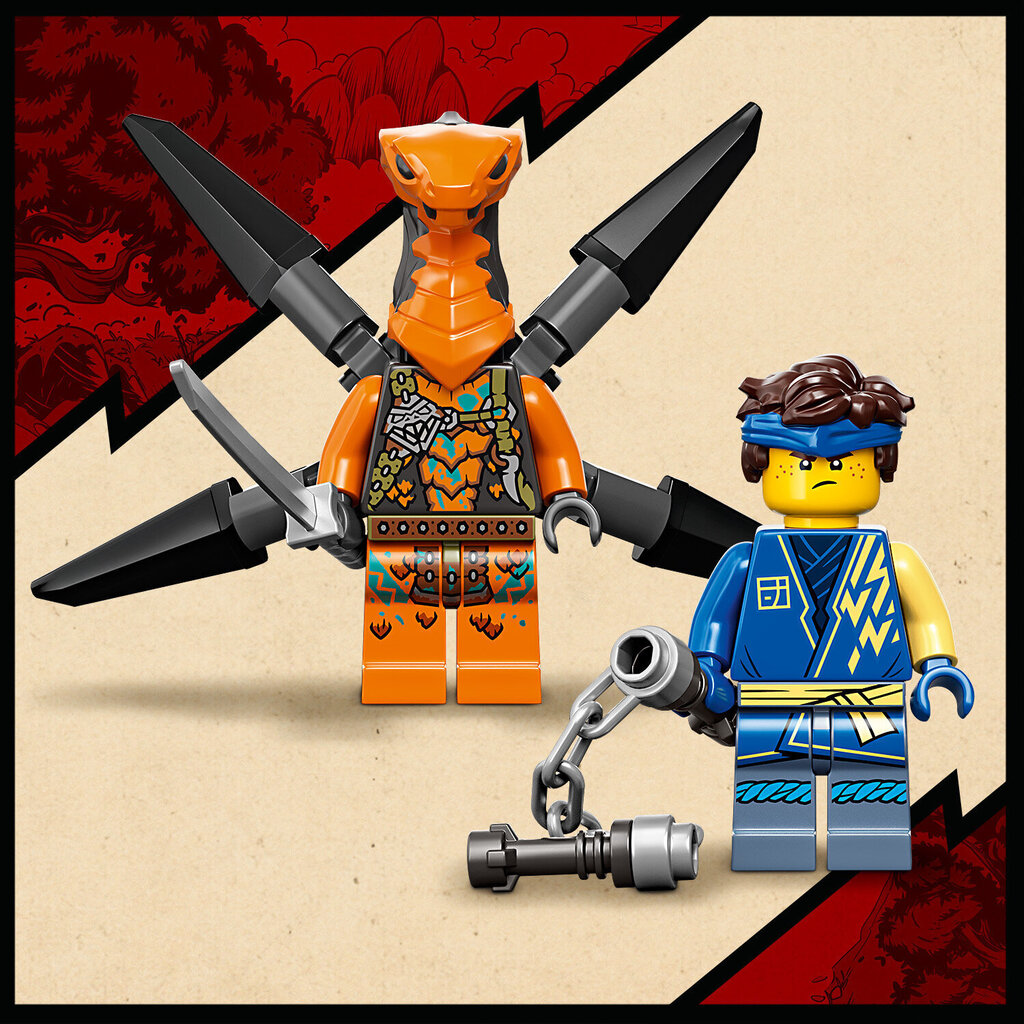 71760 LEGO® NINJAGO Evoluutio: Jayn ukkoslohikäärme hinta ja tiedot | LEGOT ja rakennuslelut | hobbyhall.fi