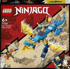 71760 LEGO® NINJAGO Evoluutio: Jayn ukkoslohikäärme hinta ja tiedot | LEGOT ja rakennuslelut | hobbyhall.fi