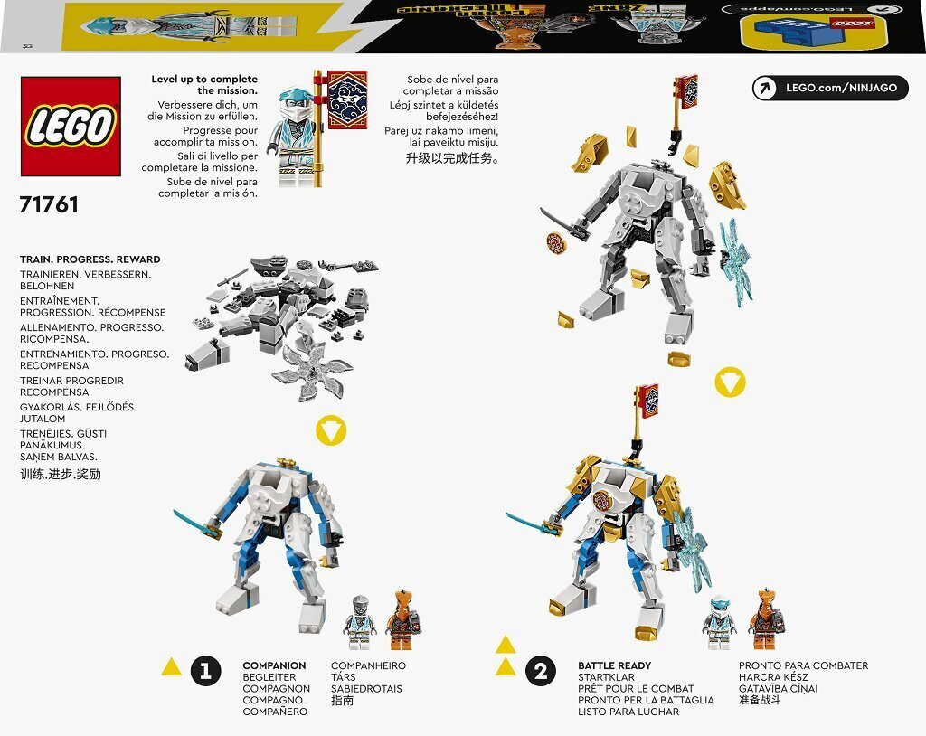 71761 LEGO® NINJAGO Evoluutio: Zanen tehorobotti hinta ja tiedot | LEGOT ja rakennuslelut | hobbyhall.fi