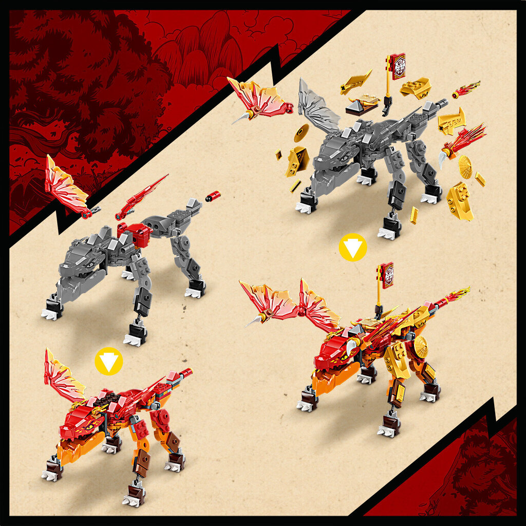 71762 LEGO® NINJAGO Kai Fire Dragon hinta ja tiedot | LEGOT ja rakennuslelut | hobbyhall.fi