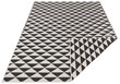 NORTHRUGS Twin Supreme Black Cream kaksipuolinen matto, 80x150 cm hinta ja tiedot | Isot matot | hobbyhall.fi