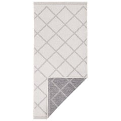 NORTHRUGS Twin Supreme Grey Cream kaksipuolinen matto, 80x350 cm hinta ja tiedot | Isot matot | hobbyhall.fi