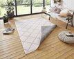 NORTHRUGS Twin Supreme Grey Cream kaksipuolinen matto, 80x150 cm hinta ja tiedot | Isot matot | hobbyhall.fi