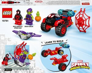 10781 LEGO® Super Heroes Miles Morales: Hämähäkkimiehen teknokolmipyörä hinta ja tiedot | LEGOT ja rakennuslelut | hobbyhall.fi