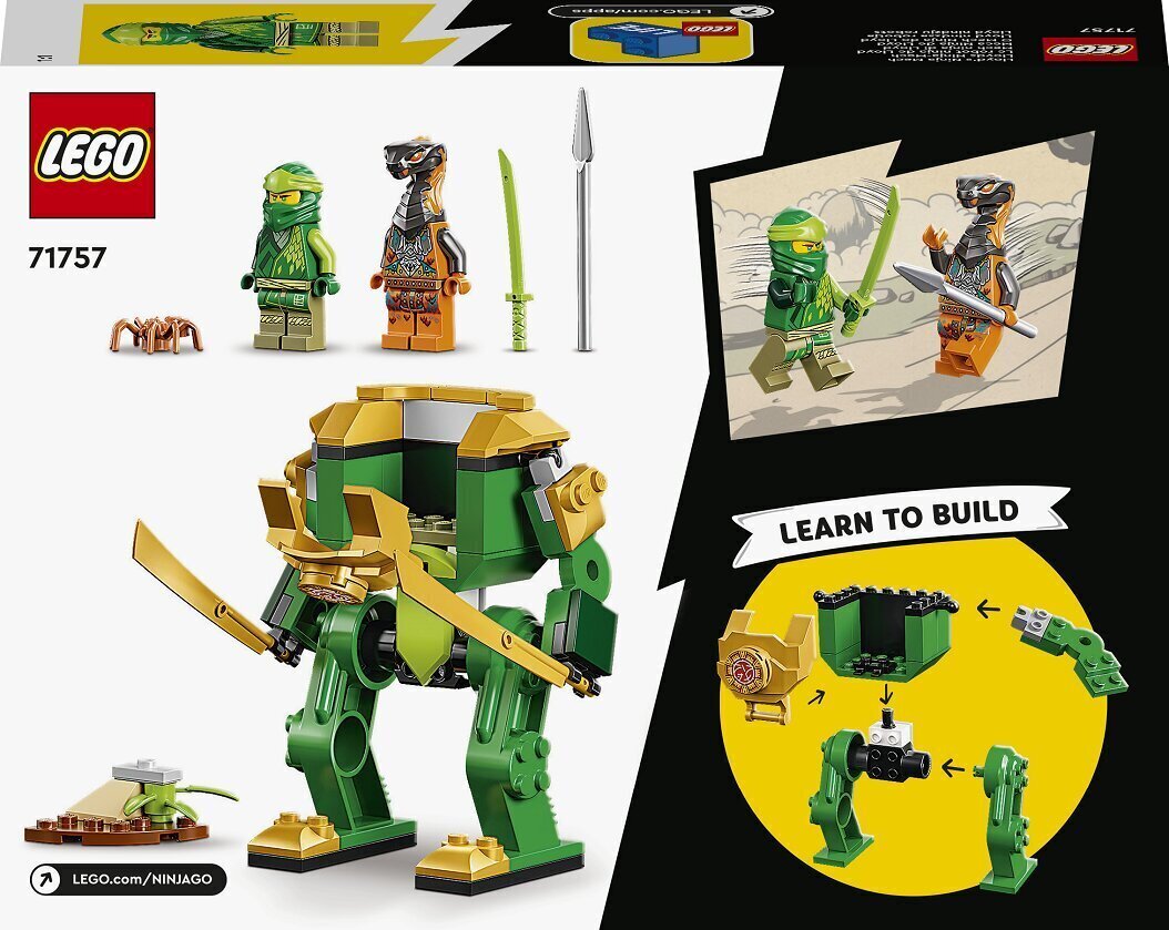 71757 LEGO® NINJAGO Lloyd's Ninja Mech hinta ja tiedot | LEGOT ja rakennuslelut | hobbyhall.fi