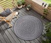 Northrugs Bali -matto, Ø200 cm, harmaa hinta ja tiedot | Isot matot | hobbyhall.fi