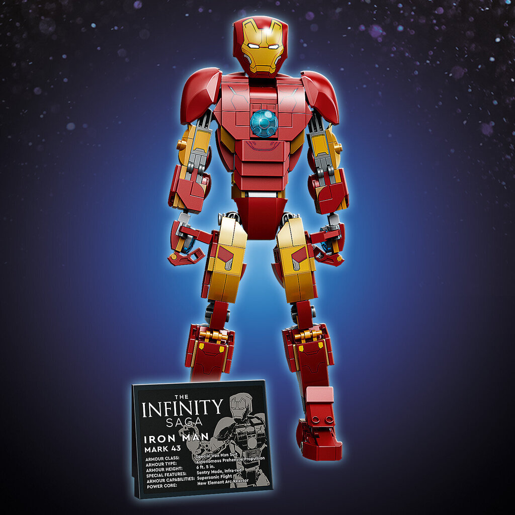 76206 LEGO® Super Heroes Iron Man -hahmo hinta ja tiedot | LEGOT ja rakennuslelut | hobbyhall.fi