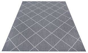 Scandi Look Grey -matto, 200 x 290 cm, harmaa hinta ja tiedot | Isot matot | hobbyhall.fi