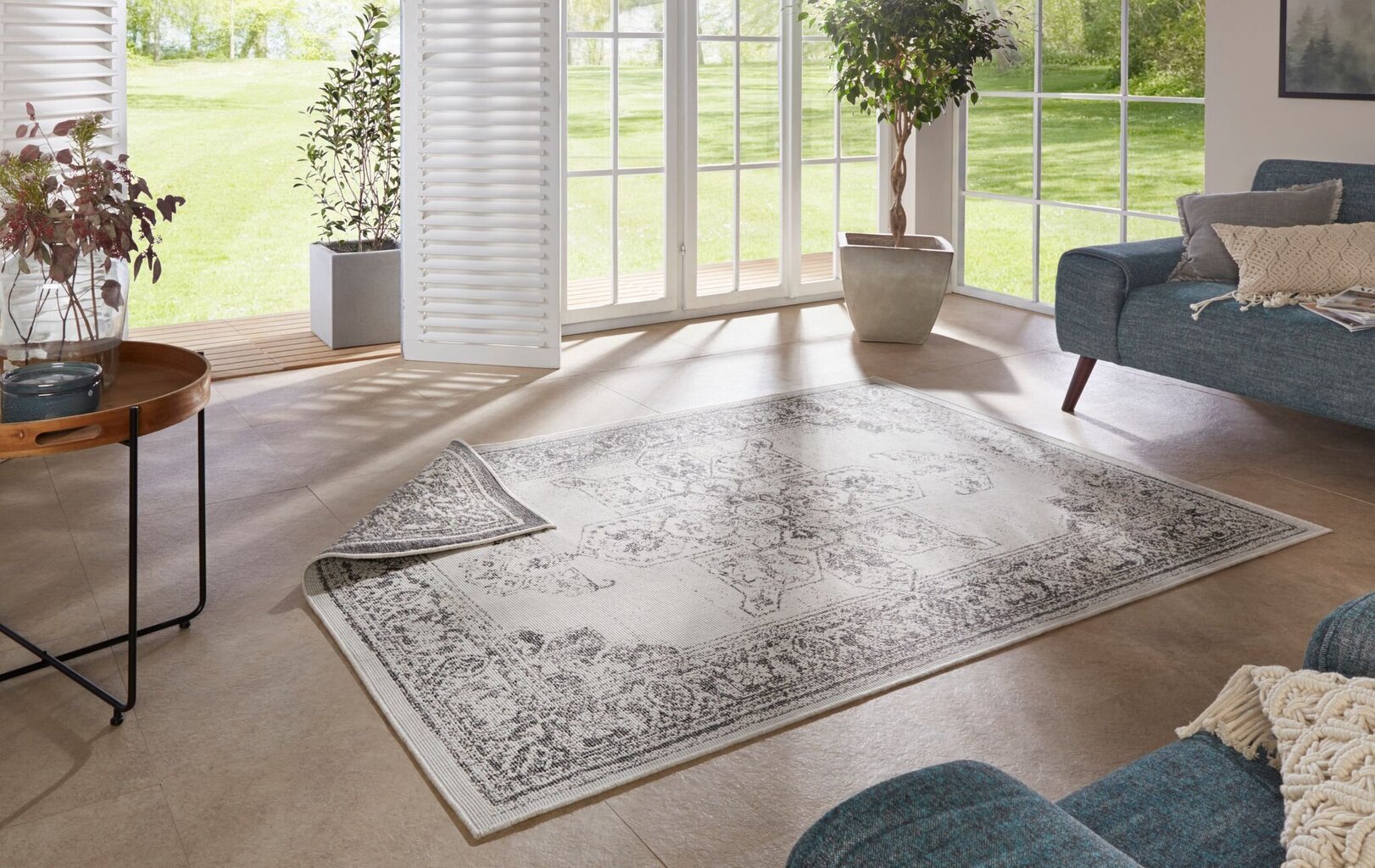 NORTHRUGS Twin Supreme -matto,160 x 230 cm, harmaa hinta ja tiedot | Isot matot | hobbyhall.fi