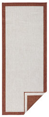 Northrugs Twin Panama Terra Cream -matto, 80 x 350 cm, ruskea / kerma hinta ja tiedot | Isot matot | hobbyhall.fi