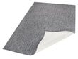 NORTHRUGS, Matto Twin Miami Grey, 80x150 cm hinta ja tiedot | Isot matot | hobbyhall.fi