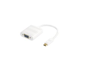 Deltaco USBC - VGA1 -sovitin hinta ja tiedot | Adapterit | hobbyhall.fi