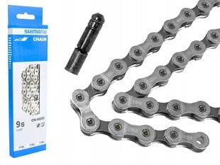 Ketju Shimano Deore XT/Ultegra CN-HG93 9 vaihdetta 114L, hopea hinta ja tiedot | 3M Pyörät, potkulaudat, rullaluistimet ja skeittilaudat | hobbyhall.fi