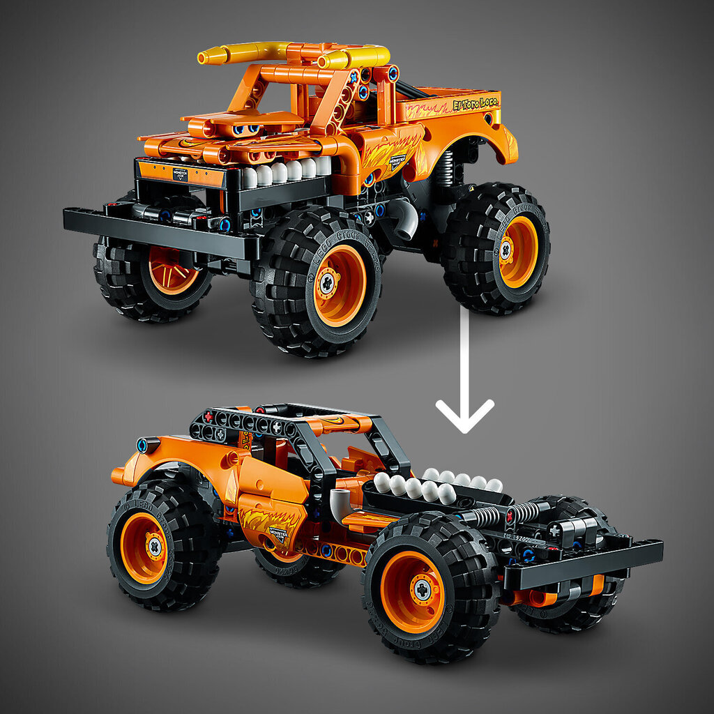 42135 LEGO® Technic Monster Jam El Toro Loco hinta ja tiedot | LEGOT ja rakennuslelut | hobbyhall.fi