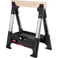 Puinen jalusta Jack Sawhorse, 71 x 69 x 82 cm. hinta ja tiedot | Käsityökalut | hobbyhall.fi