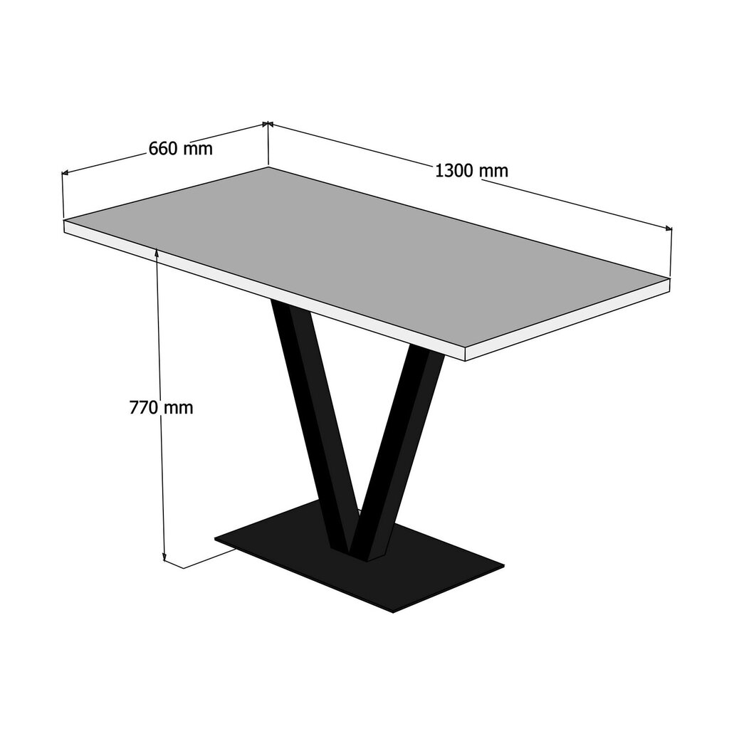 Ruokailuryhmä Kalune Design Sun, vaaleanruskea/musta hinta ja tiedot | Ruokailuryhmät | hobbyhall.fi