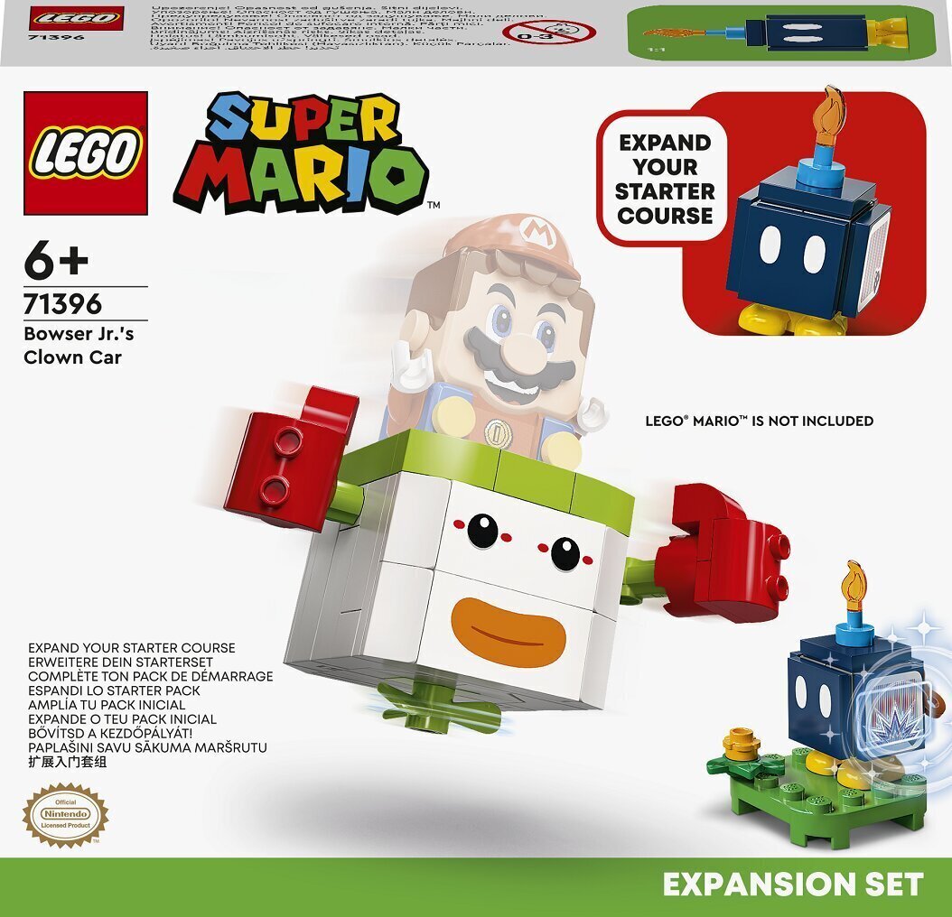 71396 LEGO® Super Mario Bowser Jr. Clown Car - laajennuspaketti hinta ja tiedot | LEGOT ja rakennuslelut | hobbyhall.fi