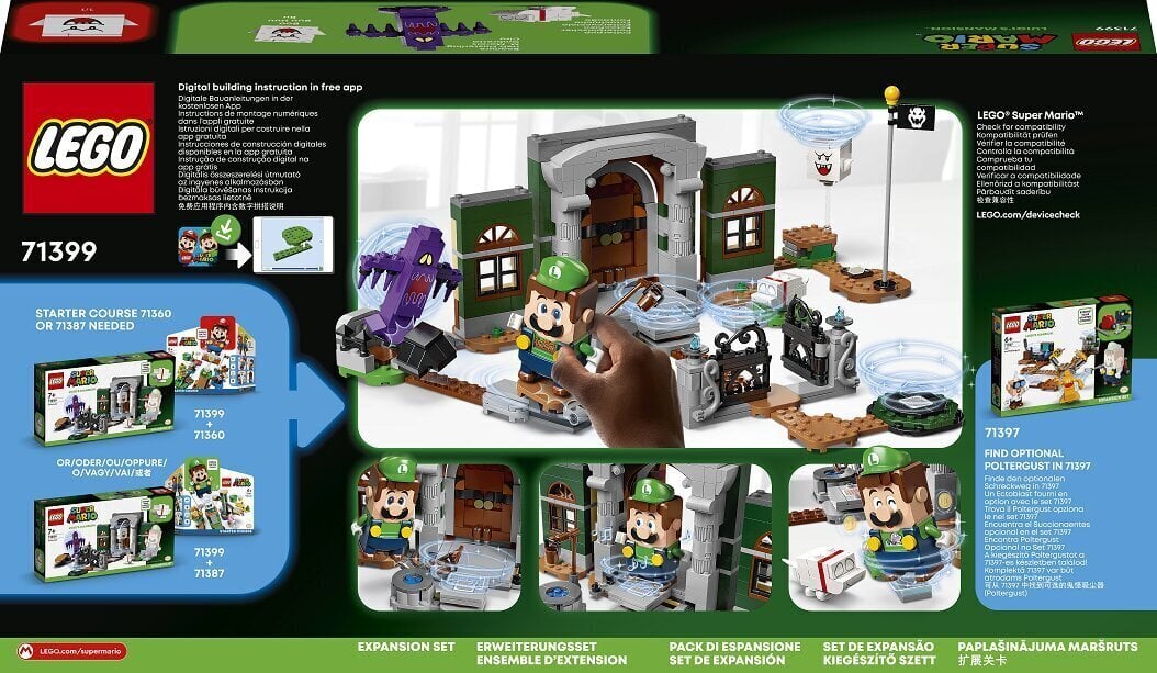 71399 LEGO® Super Mario Sisäänkäynti Luigin kartanoon - Expansion Kit hinta ja tiedot | LEGOT ja rakennuslelut | hobbyhall.fi