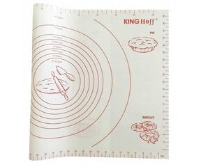 Kinghoff KH-1537, Silikonimatto pöydälle taikinaa varten 60 x 40cm hinta ja tiedot | Uunivuoat ja leivontavälineet | hobbyhall.fi