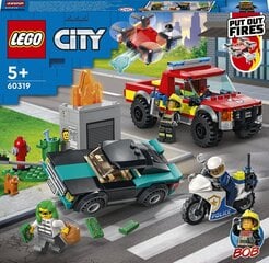 60319 LEGO® City Fire Rescue Operation ja Police Chase hinta ja tiedot | LEGOT ja rakennuslelut | hobbyhall.fi