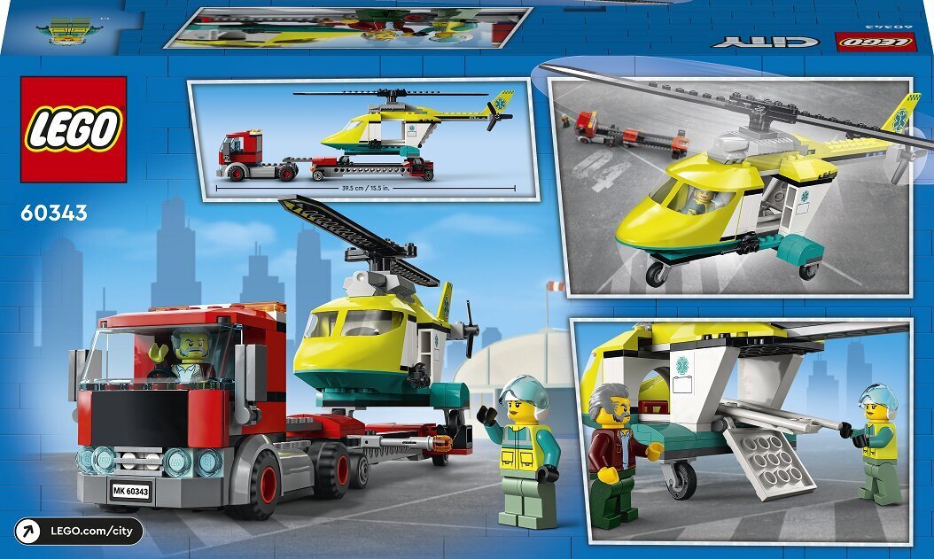 60343 LEGO® City Helikopteri pelastaja hinta ja tiedot | LEGOT ja rakennuslelut | hobbyhall.fi