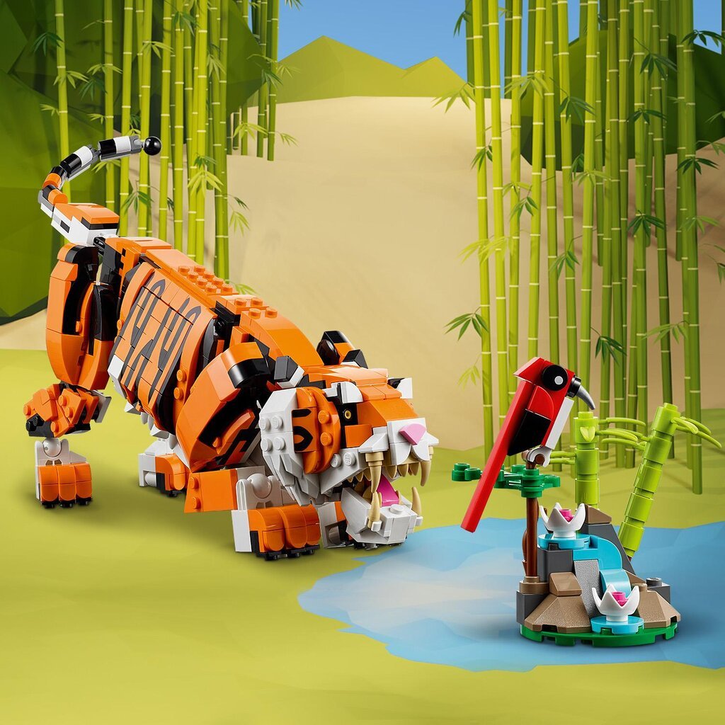 31129 LEGO® Creator Majestic Tiger hinta ja tiedot | LEGOT ja rakennuslelut | hobbyhall.fi