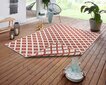 Northrugs Nizza -matto, 150x80 cm, punainen hinta ja tiedot | Isot matot | hobbyhall.fi