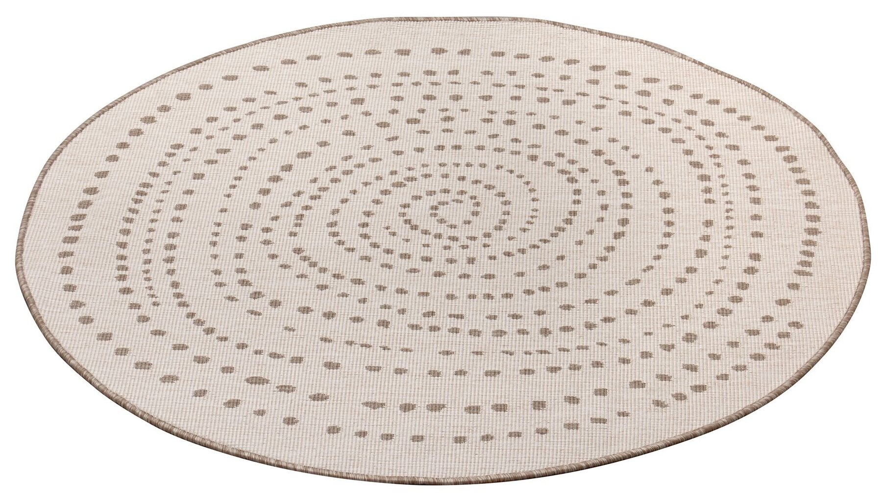 Northrugs Bali -matto, Ø140 cm, beige hinta ja tiedot | Isot matot | hobbyhall.fi